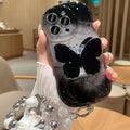 3D Butterfly Black Case with Holder (NEW)