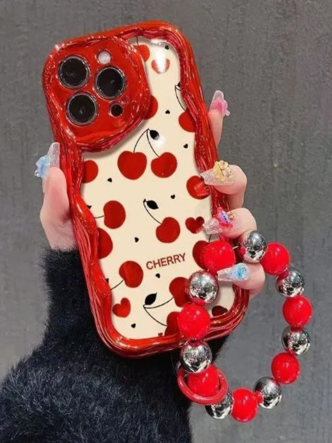 Customizable Mobile Cover With Charm